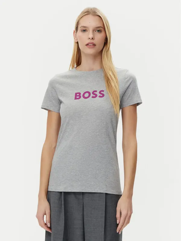 Boss BOSS T-shirt C_Elogo_5 50501139 Siva Regular Fit