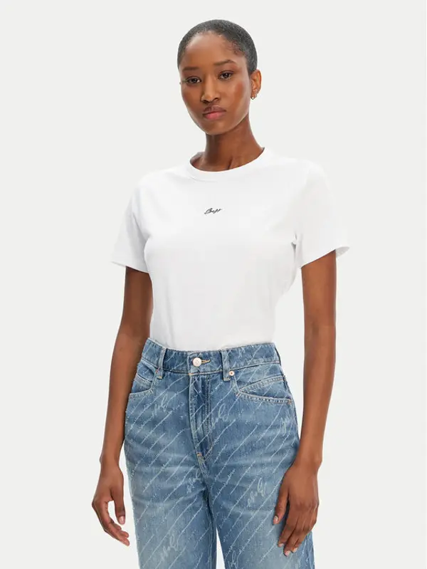 Boss BOSS T-shirt C_Elogo_5 50547547 Bijela Slim Fit