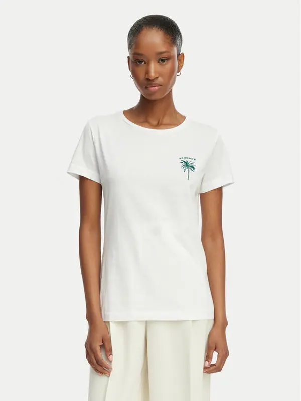 Boss BOSS T-shirt C_Elove_4 50559077 Bijela Slim Fit