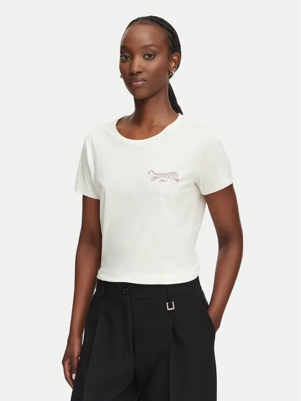 Boss BOSS T-shirt C_Elove_5 50566827 Svijetlo bež Regular Fit