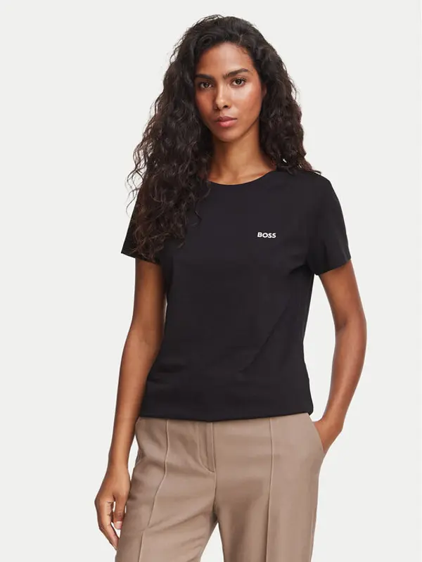 Boss BOSS T-shirt C_Esogo_1 50506973 Crna Regular Fit