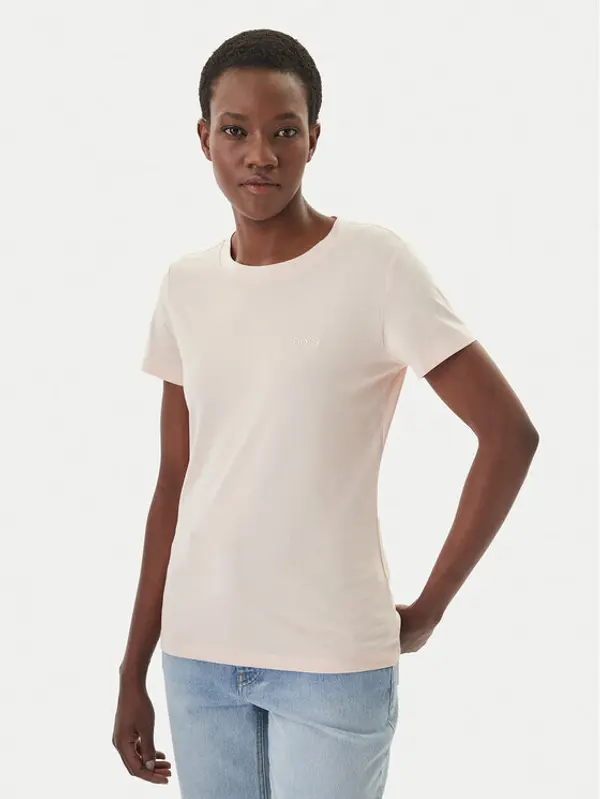 Boss BOSS T-shirt C_Esogo_1 50506973 Ružičasta Regular Fit