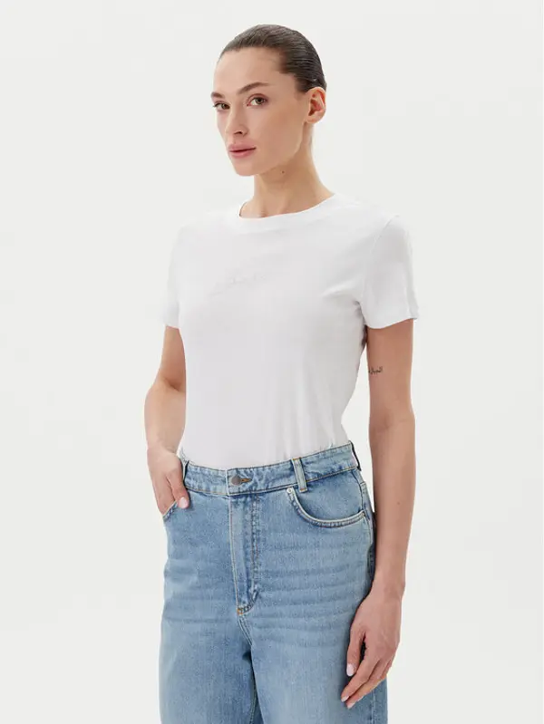 Boss BOSS T-shirt C_Esogo_2 50538826 Écru Regular Fit