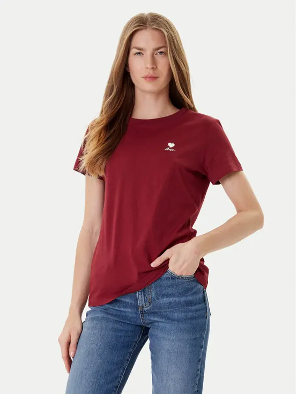 Boss BOSS T-shirt C_Esogo_3 50545288 Tamnocrvena Regular Fit