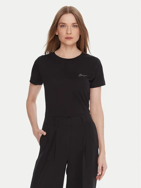 Boss BOSS T-shirt C_Esogo_4 50549184 Crna Regular Fit