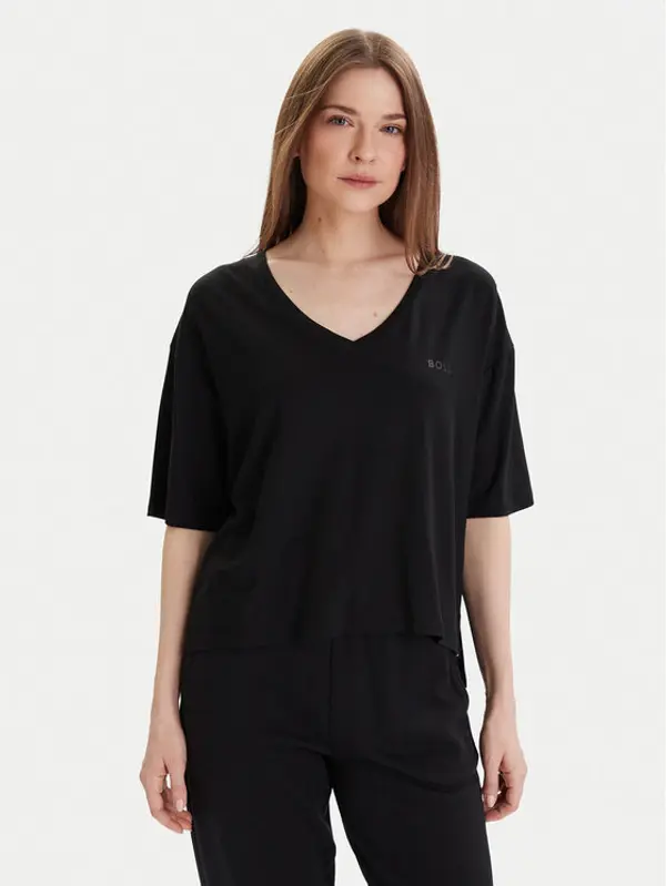 Boss BOSS T-shirt CP Stripe 50535723 Crna Relaxed Fit
