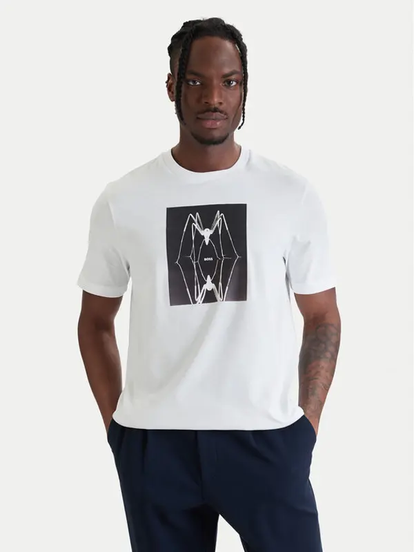 Boss BOSS T-shirt Creature 50561861 Bijela Regular Fit