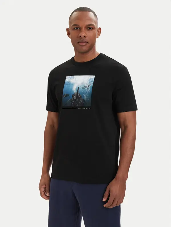 Boss BOSS T-shirt Creature 50561861 Crna Regular Fit
