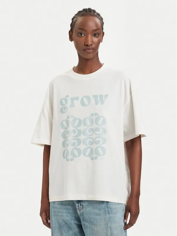 Boss BOSS T-shirt Eboys 50566831 Krem Relaxed Fit