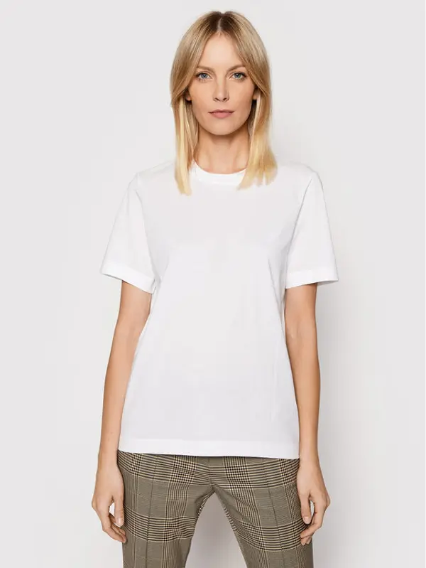 Boss Boss T-shirt Ecosa 50457259 Bijela Relaxed Fit