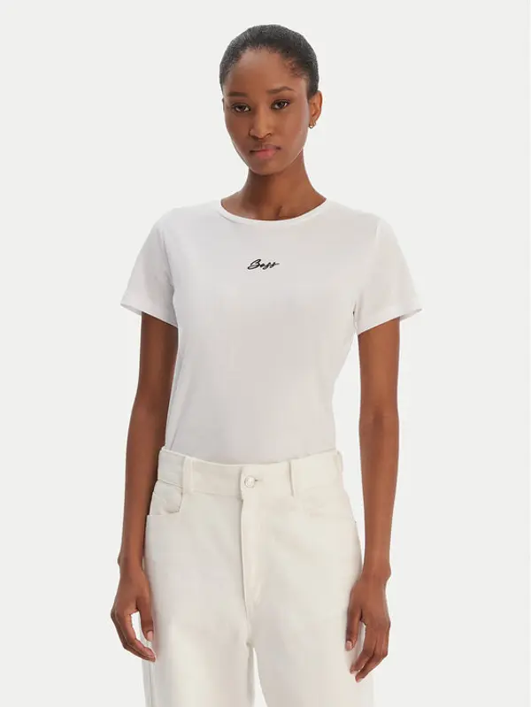 Boss BOSS T-shirt Elove 50554696 Bijela Slim Fit