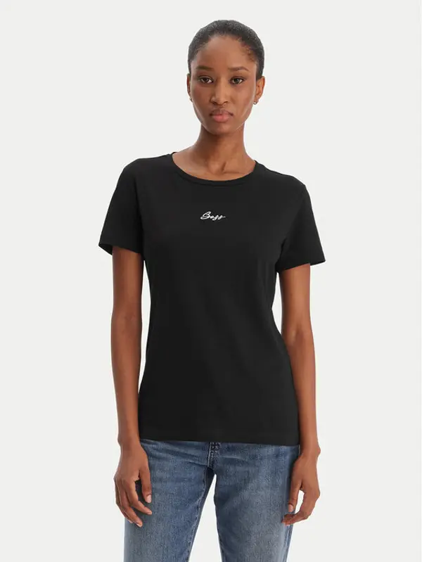 Boss BOSS T-shirt Elove 50554696 Crna Slim Fit