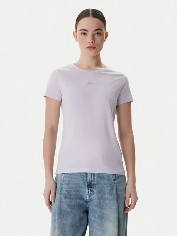Boss BOSS T-shirt Elove 50554696 Ljubičasta Slim Fit