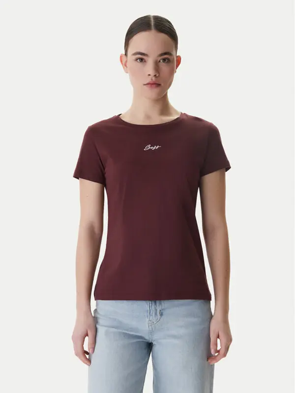Boss BOSS T-shirt Elove 50554696 Smeđa Slim Fit