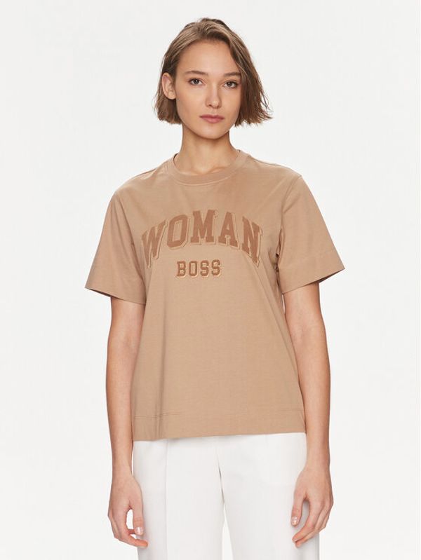 Boss Boss T-shirt Elpha 50514737 Bež Regular Fit