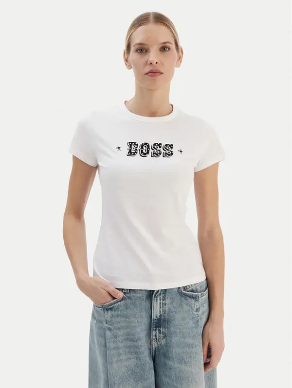 Boss BOSS T-shirt Endora 50545287 Bijela Regular Fit