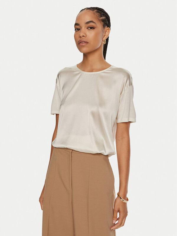 Boss Boss T-shirt Esandy 50457656 Écru Relaxed Fit