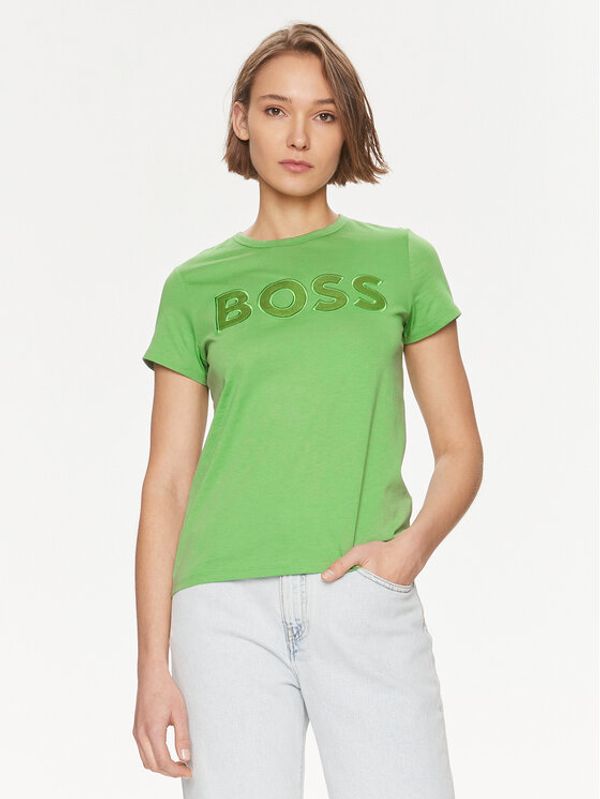 Boss Boss T-shirt Eventsa 50514967 Zelena Regular Fit