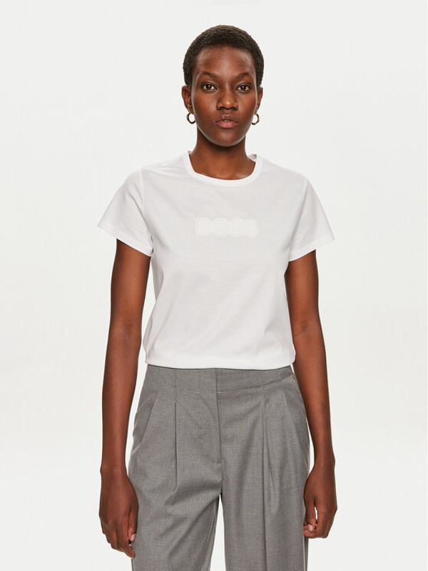 Boss Boss T-shirt Eventsa 50522209 Bijela Regular Fit