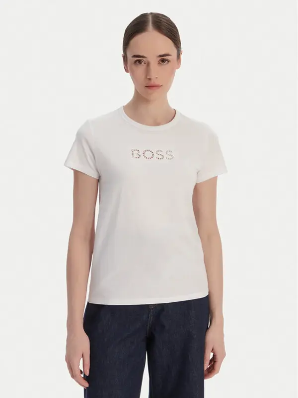 Boss BOSS T-shirt Eventsa11 50562055 Bijela Slim Fit