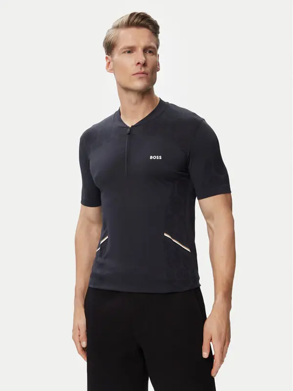 Boss BOSS T-shirt Game 2 50564794 Tamnoplava Slim Fit