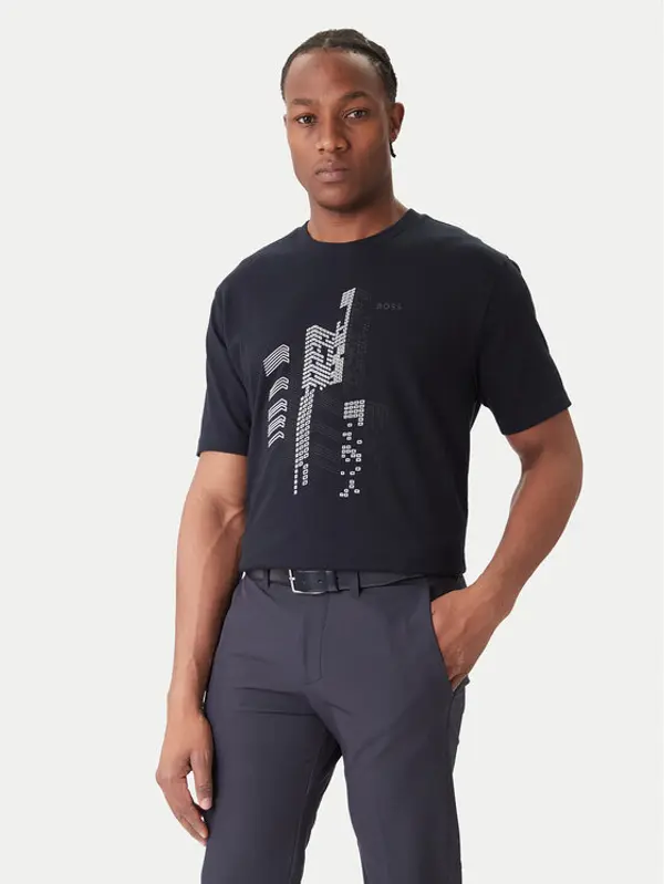 Boss BOSS T-shirt GRX Zone 50552184 Tamnoplava Relaxed Fit