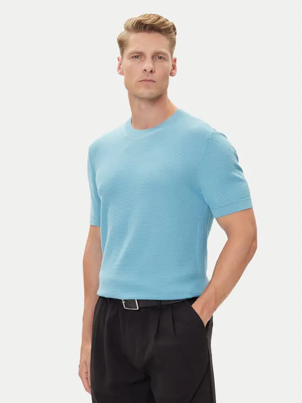 Boss BOSS T-shirt H-Ianni 50543161 Plava Regular Fit