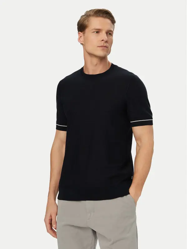 Boss BOSS T-shirt H-Nalon 50560482 Tamnoplava Regular Fit