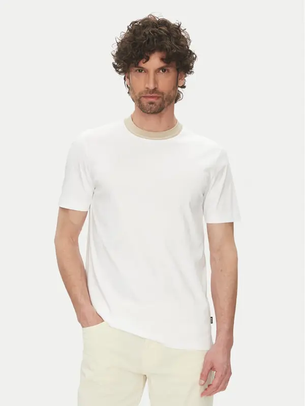 Boss BOSS T-shirt H-Tessler 199 50531793 Bijela Slim Fit
