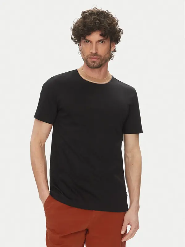 Boss BOSS T-shirt H-Tessler 199 50531793 Crna Slim Fit