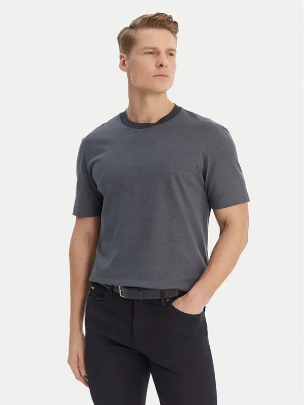 Boss BOSS T-shirt H-Thompson 102 50555163 Tamnoplava Regular Fit