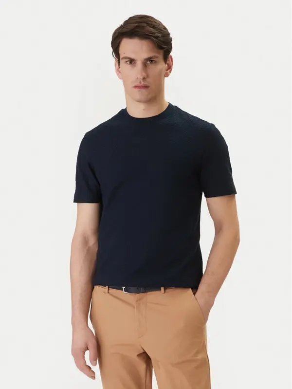 Boss BOSS T-shirt H-Thompson 228 50557395 Tamnoplava Regular Fit