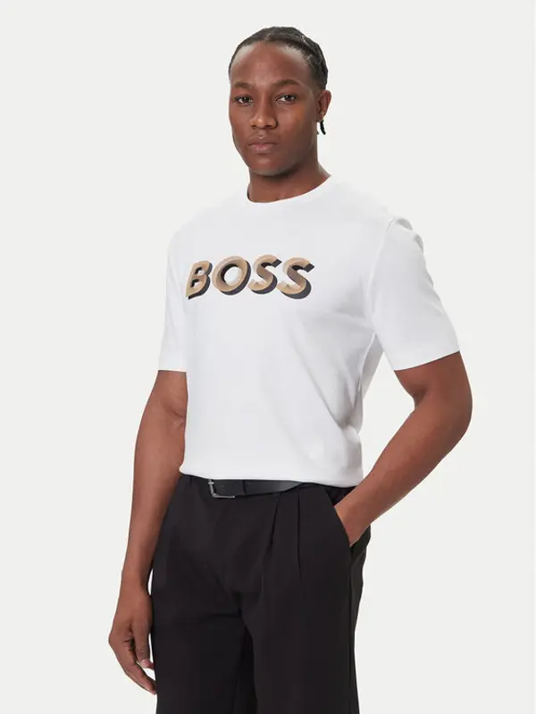 Boss BOSS T-shirt H-Thompson 656 50551902 Bijela Regular Fit