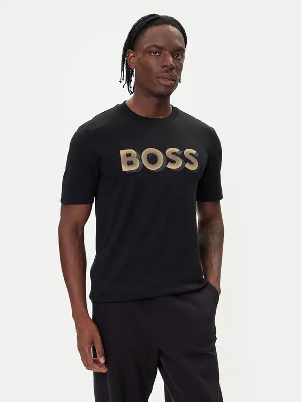 Boss BOSS T-shirt H-Thompson 656 50551902 Crna Regular Fit
