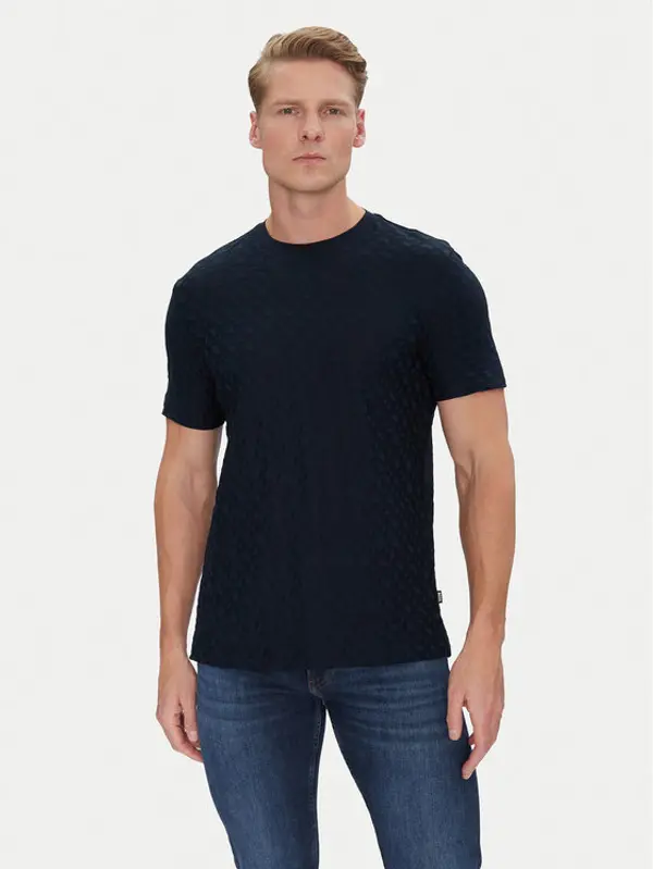 Boss BOSS T-shirt H-Thompson 80 50537131 Tamnoplava Regular Fit