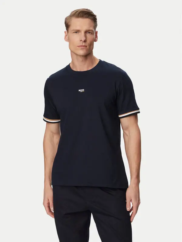 Boss BOSS T-shirt Iconic 50557198 Tamnoplava Regular Fit