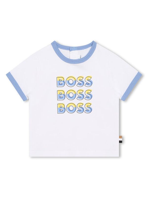Boss Boss T-shirt J05A07 M Bijela Regular Fit
