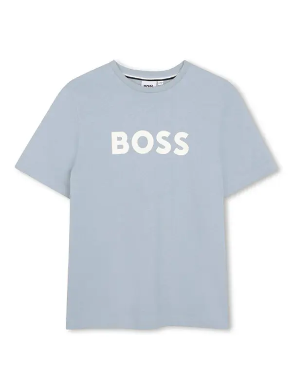 Boss BOSS T-shirt J52711 Svijetloplava Regular Fit
