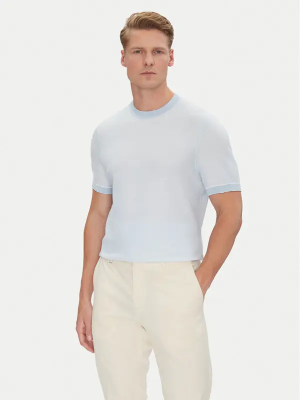 Boss BOSS T-shirt Jianfranco 50537642 Svijetloplava Regular Fit