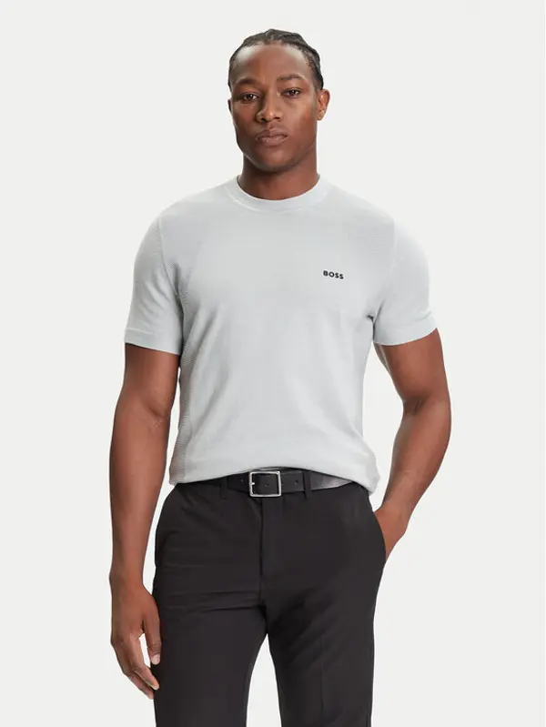 Boss BOSS T-shirt K_Momentum 50541952 Siva Regular Fit