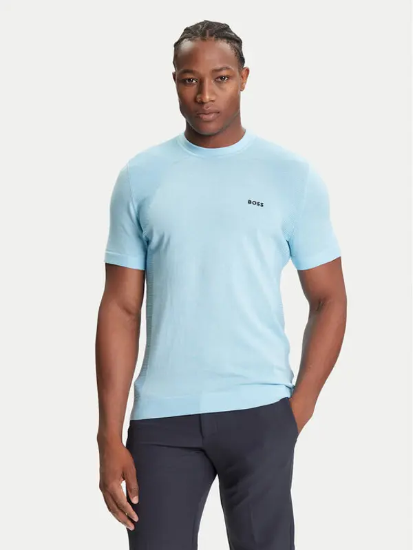 Boss BOSS T-shirt K_Momentum 50541952 Svijetloplava Regular Fit