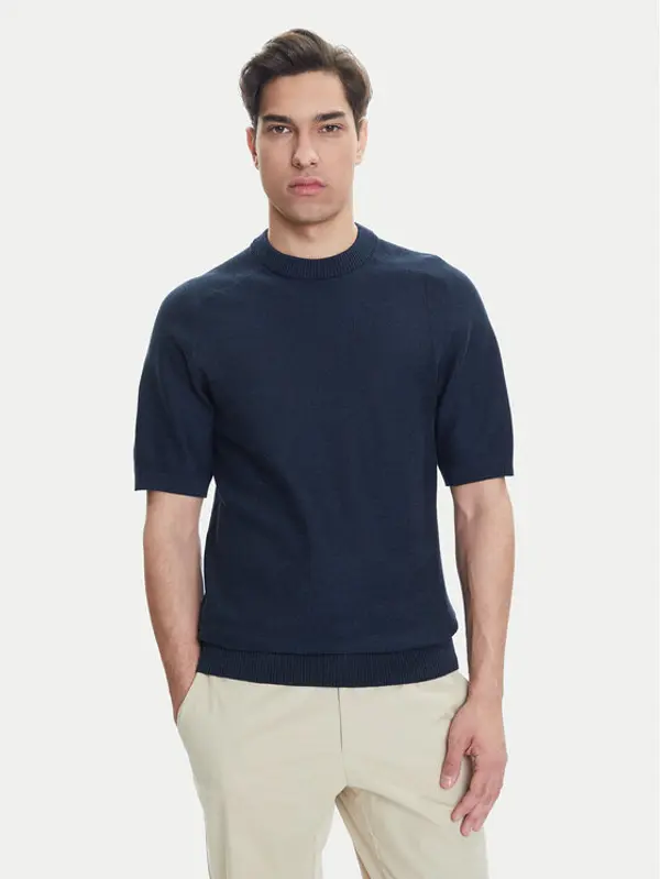 Boss BOSS T-shirt Kencel 50545678 Tamnoplava Regular Fit