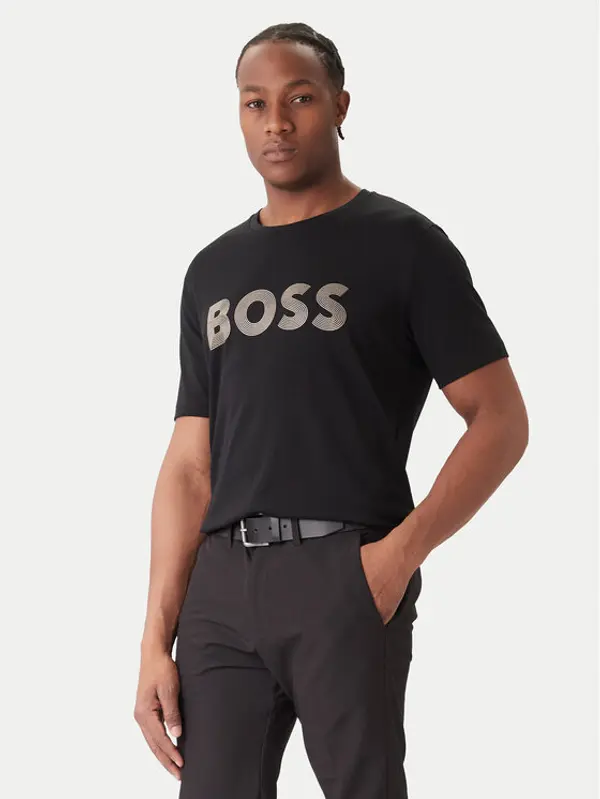 Boss BOSS T-shirt Logo Future 50543796 Crna Regular Fit