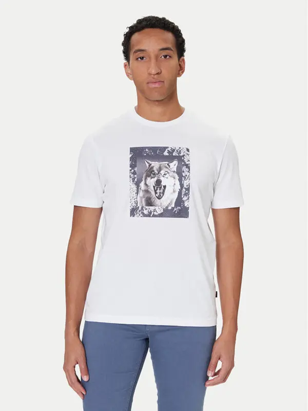Boss BOSS T-shirt Lupo 50554615 Bež Regular Fit