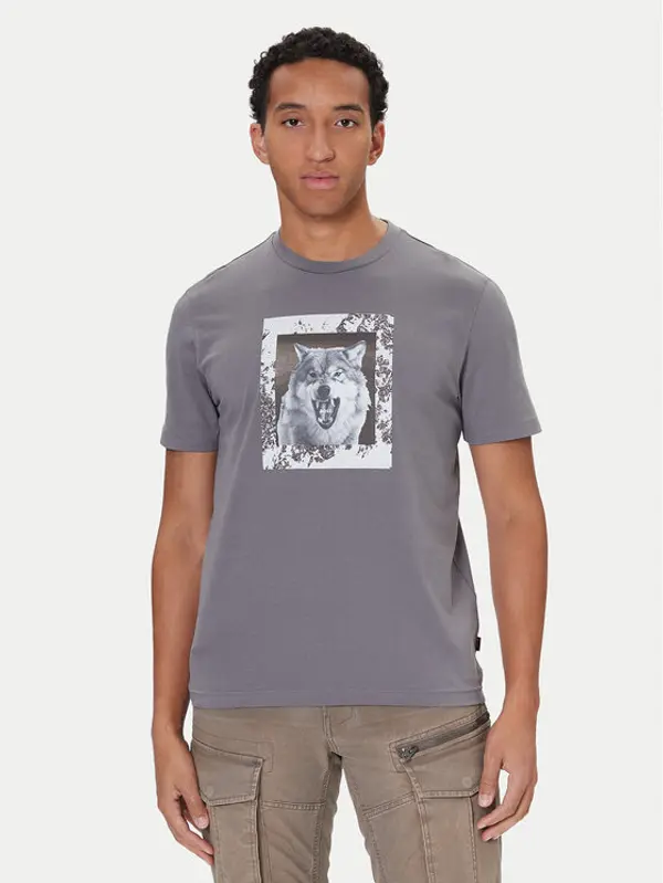 Boss BOSS T-shirt Lupo 50554615 Siva Regular Fit