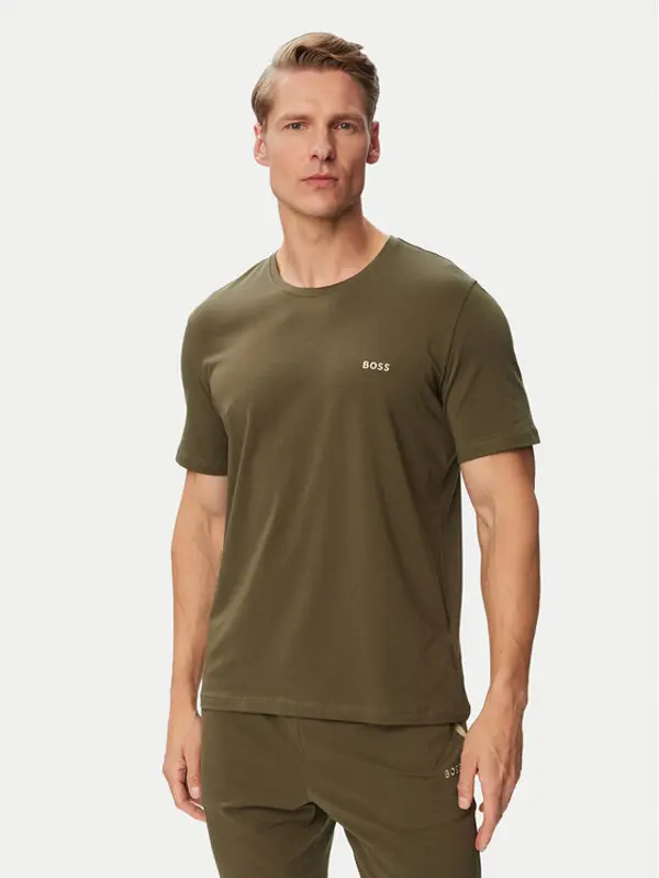 Boss BOSS T-shirt Mix&Match 50515312 Kaki Regular Fit