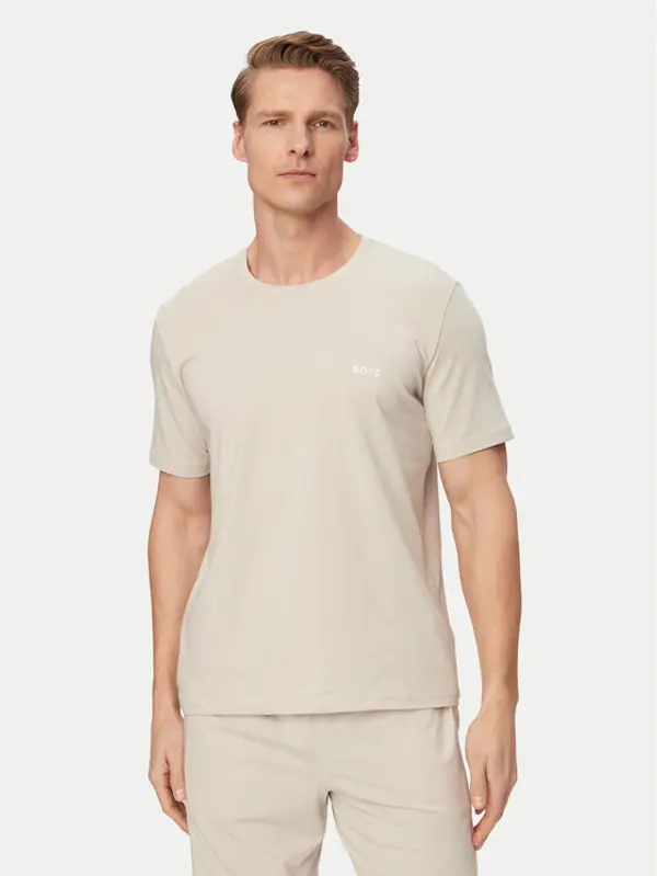Boss BOSS T-shirt Mix&Match 50515312 Svijetlo bež Regular Fit