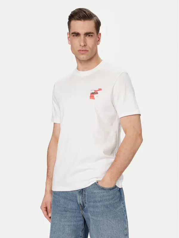 Boss BOSS T-shirt Movement 50561872 Krem Regular Fit