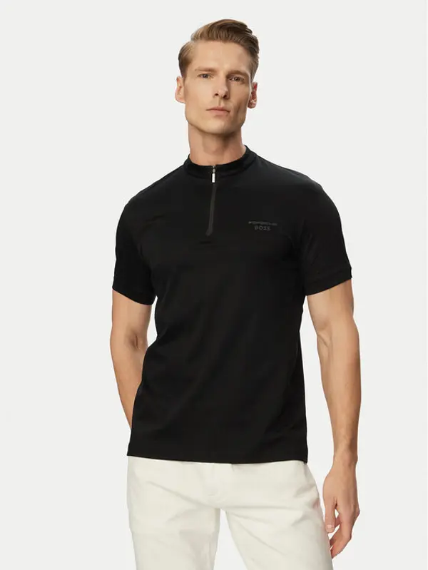 Boss BOSS T-shirt PL_PS Spirit70 QZ 50559790 Crna Regular Fit