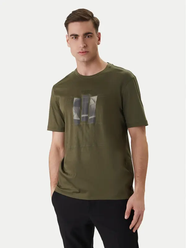 Boss BOSS T-shirt PS Spirit70 Grx 50559811 Zelena Regular Fit